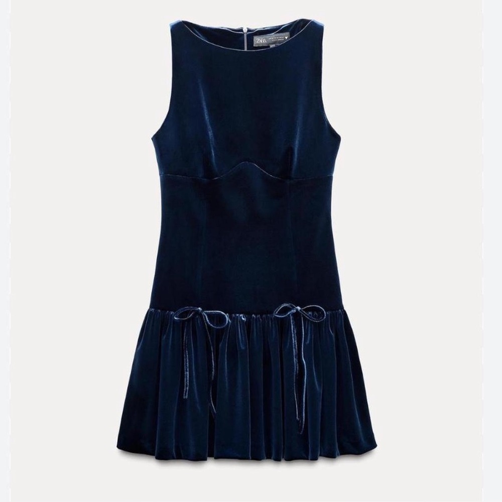 Elegant Navy Blue Dress